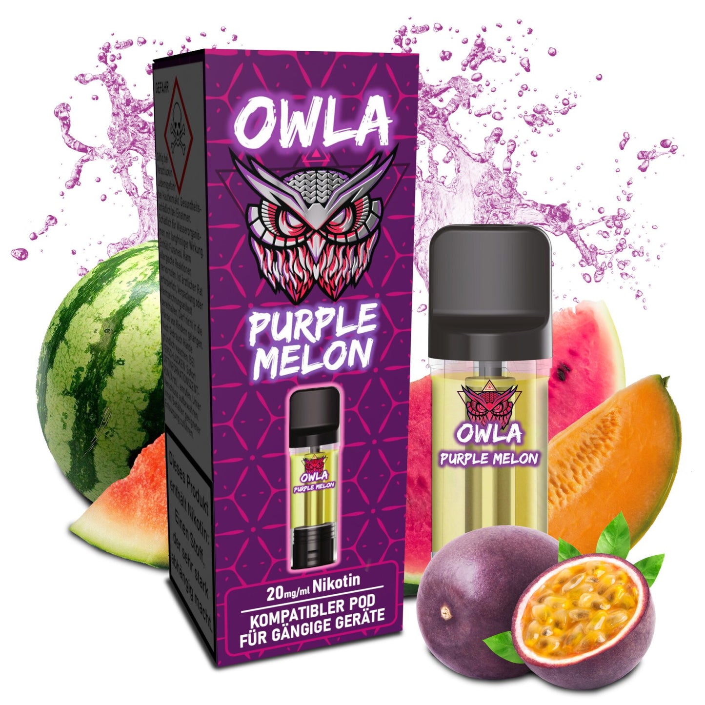 OWLA Purple Melon Prefilled Pod 2 ml 20 mg